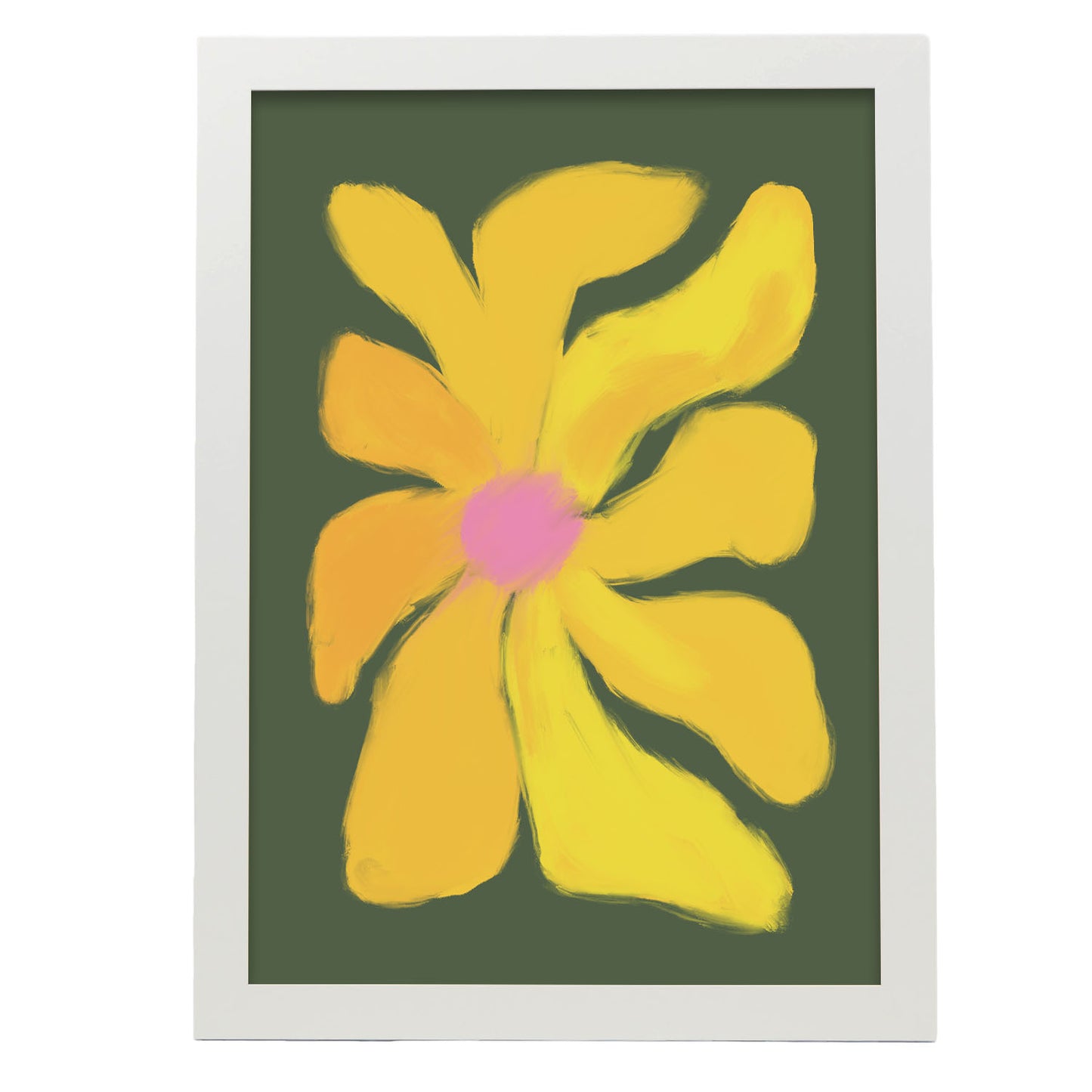 Lamina Nacnic Flor Amarilla
