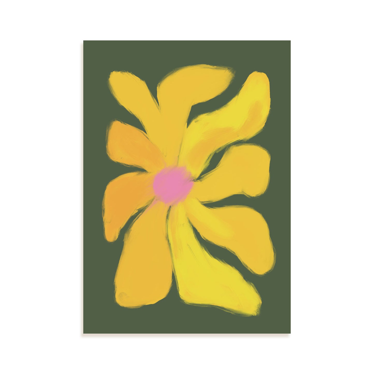 Lamina Nacnic Flor Amarilla