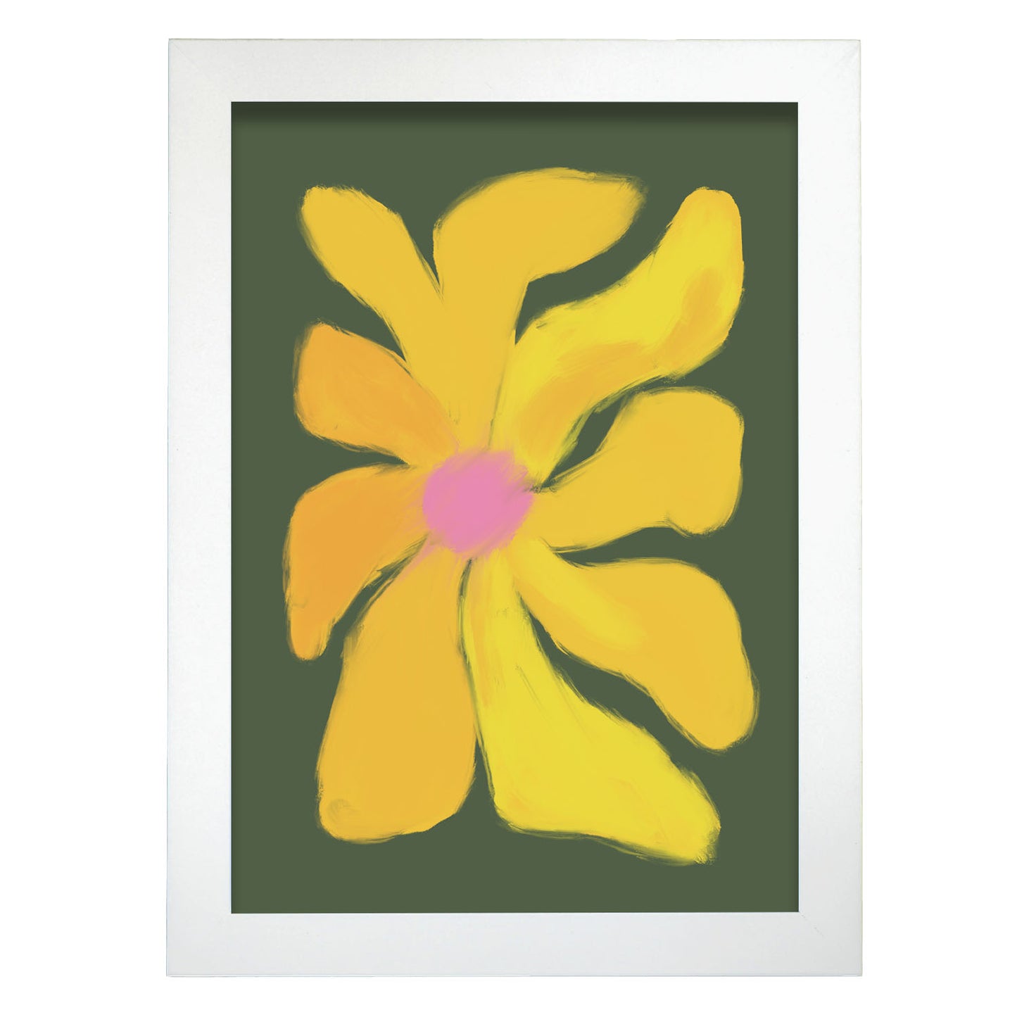 Lamina Nacnic Flor Amarilla