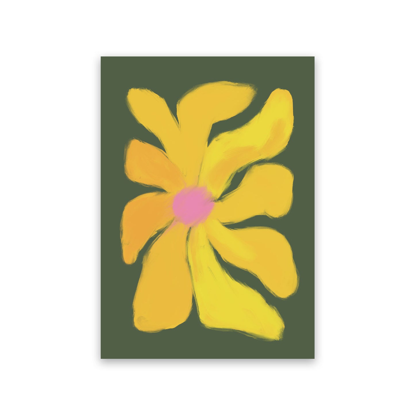 Lamina Nacnic Flor Amarilla