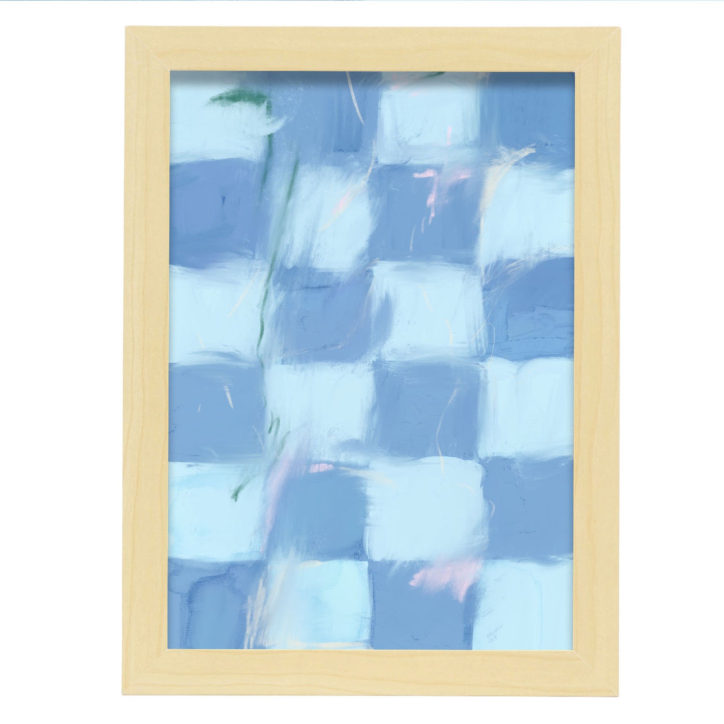 Lamina Nacnic Tonos Azules Estampados Decorativos