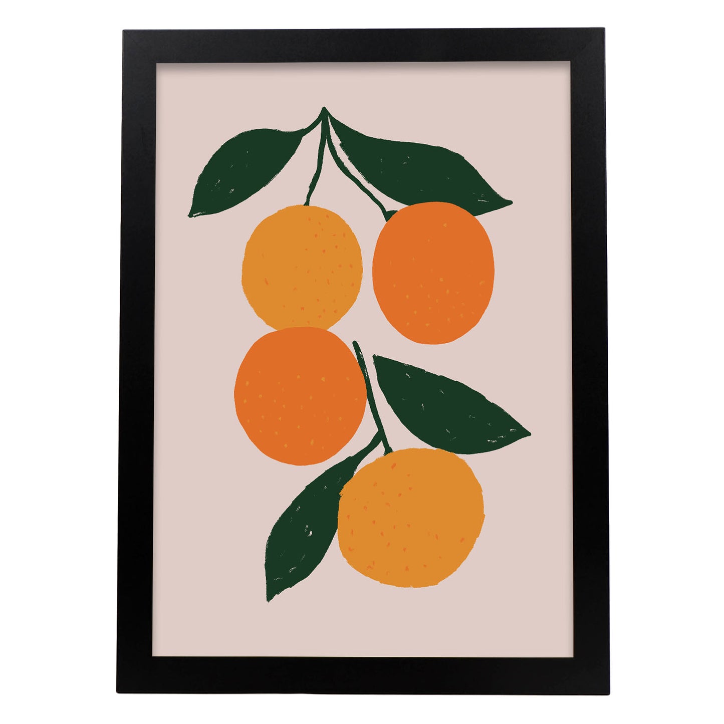 Nacnic Lámina Decorativa de Naranjas de Frutas