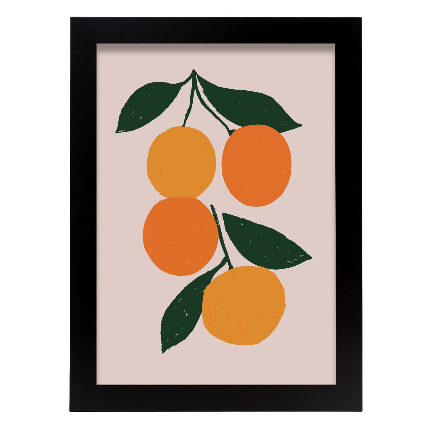 Nacnic Lámina Decorativa de Naranjas de Frutas