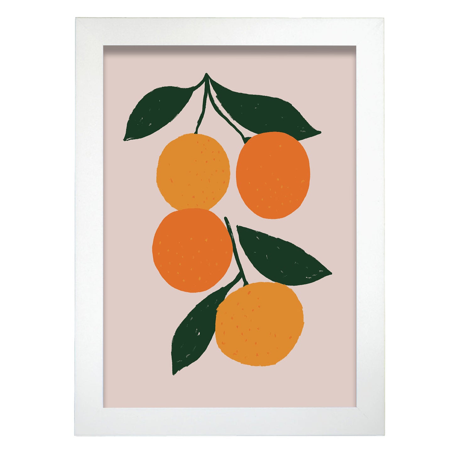 Nacnic Lámina Decorativa de Naranjas de Frutas
