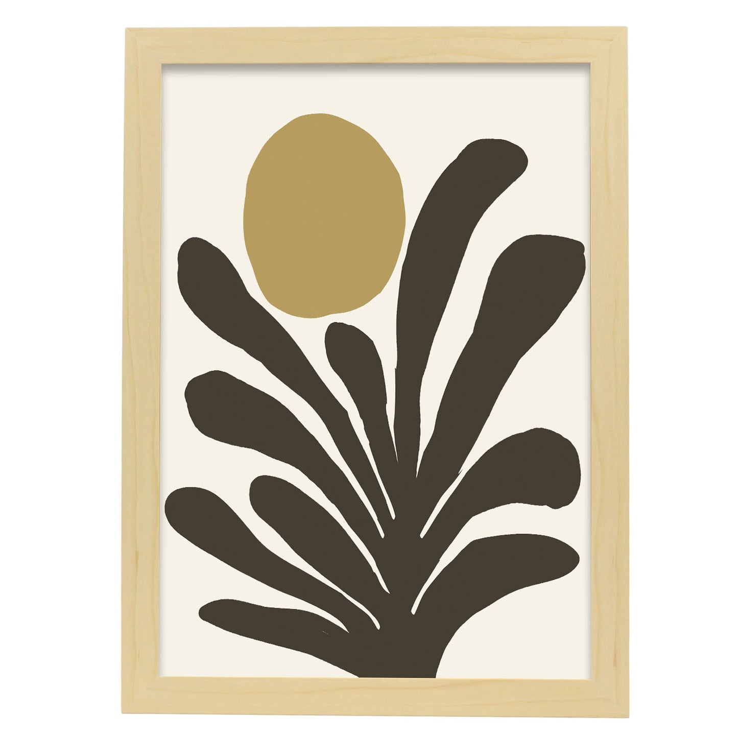 Nacnic Planta de Campana Lámina Decorativa