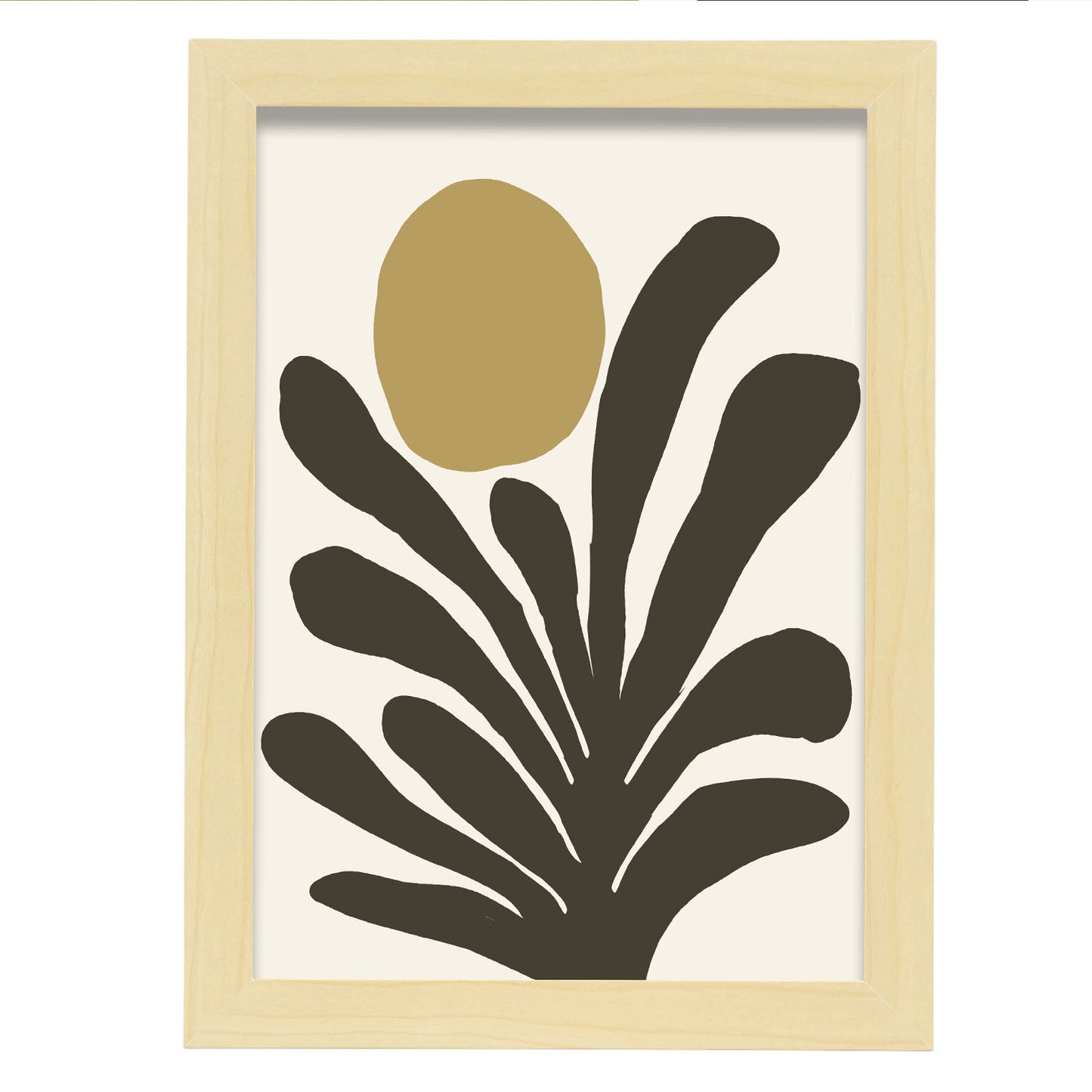 Nacnic Planta de Campana Lámina Decorativa