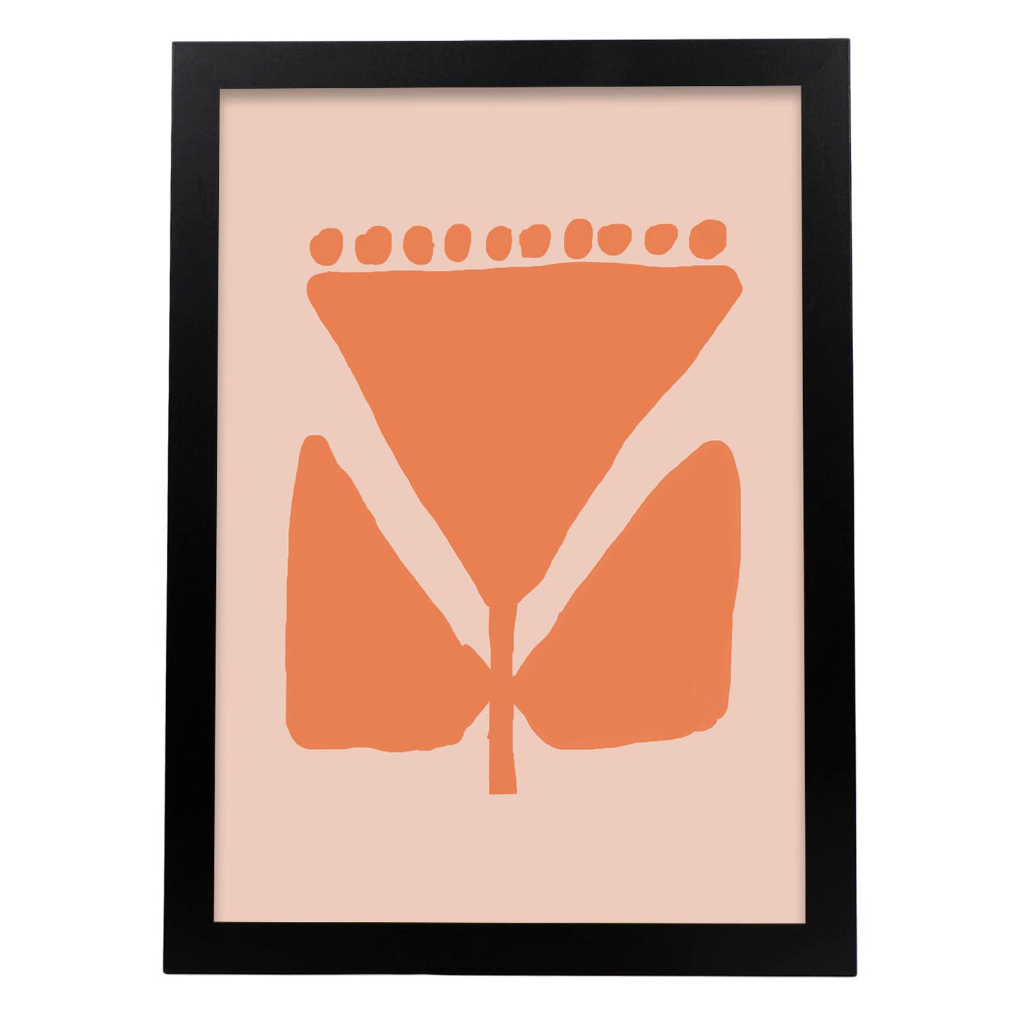 Lamina Nacnic Flora Naranja