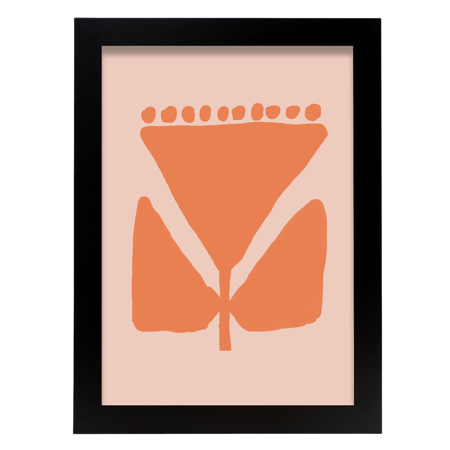 Lamina Nacnic Flora Naranja