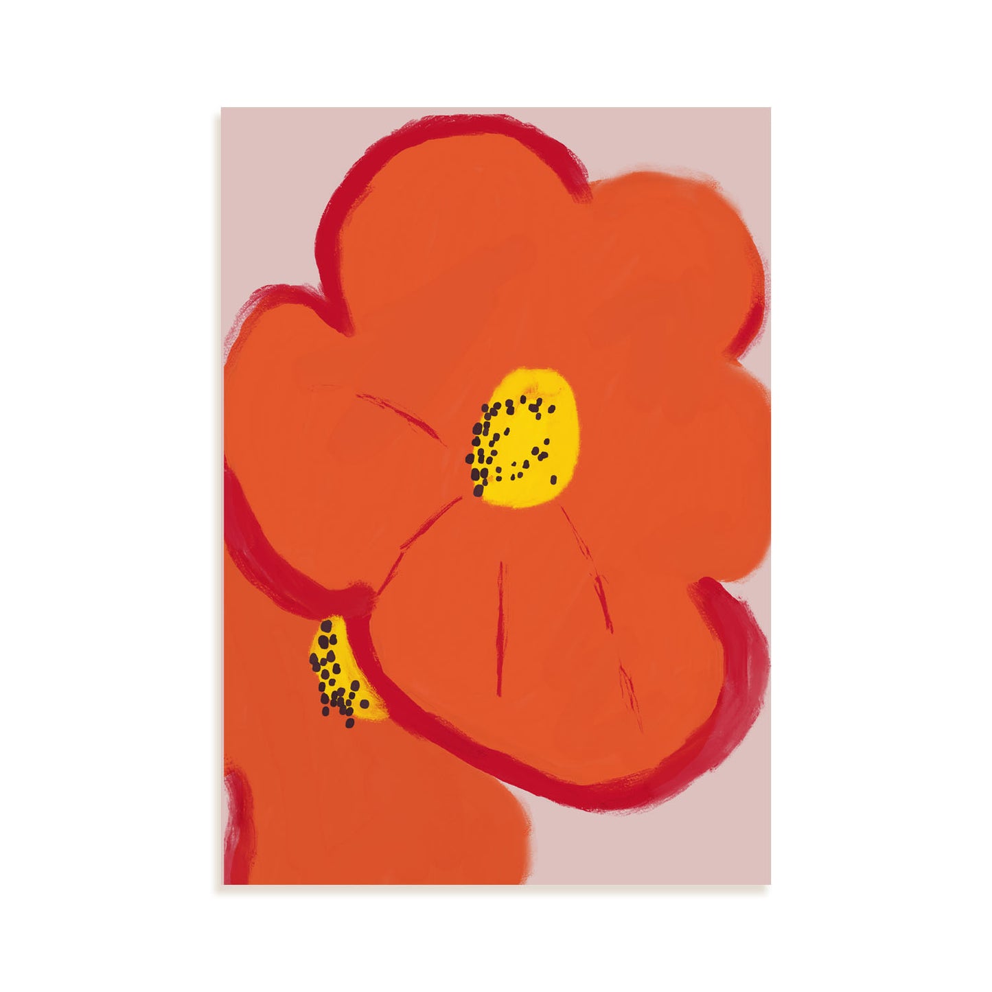 Lamina Nacnic Amapola Naranja