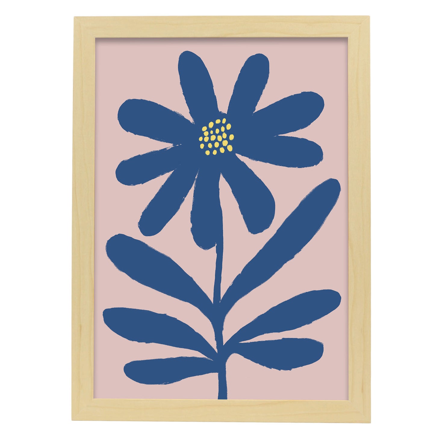Lamina Nacnic Flora Azul