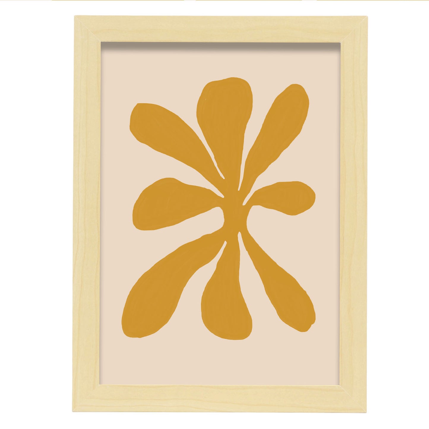 Nacnic Lámina Flor Dorada 2