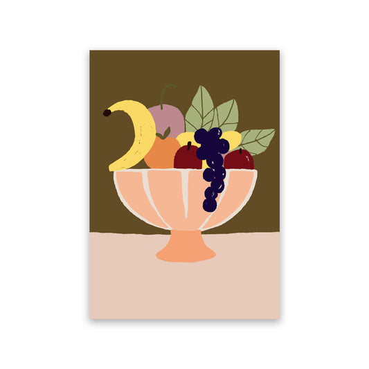 Lámina Nacnic de Frutas Frescas en Tazón