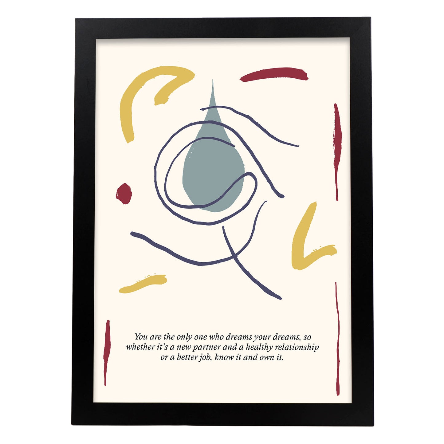 Nacnic Eres Lamina con Estampados Decorativos en Resúmenes de Reflexión