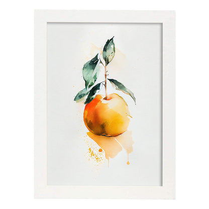Nacnic minimalist Apricot_1. Aesthetic Wall Art Prints for Bedroom or Living Room Design.-Artwork-Nacnic-A4-Marco Blanco-Nacnic Estudio SL