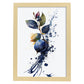 Nacnic minimalist Blueberry_1. Aesthetic Wall Art Prints for Bedroom or Living Room Design.-Artwork-Nacnic-A4-Marco Madera Clara-Nacnic Estudio SL