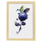 Nacnic minimalist Blueberry_3. Aesthetic Wall Art Prints for Bedroom or Living Room Design.-Artwork-Nacnic-A4-Marco Madera Clara-Nacnic Estudio SL