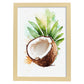 Nacnic minimalist Coconut_2. Aesthetic Wall Art Prints for Bedroom or Living Room Design.-Artwork-Nacnic-A4-Marco Madera Clara-Nacnic Estudio SL
