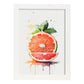 Nacnic minimalist Grapefruit_1. Aesthetic Wall Art Prints for Bedroom or Living Room Design.-Artwork-Nacnic-A4-Marco Blanco-Nacnic Estudio SL