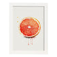 Nacnic minimalist Grapefruit_2. Aesthetic Wall Art Prints for Bedroom or Living Room Design.-Artwork-Nacnic-A4-Marco Blanco-Nacnic Estudio SL