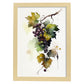 Nacnic minimalist Grapes_2. Aesthetic Wall Art Prints for Bedroom or Living Room Design.-Artwork-Nacnic-A4-Marco Madera Clara-Nacnic Estudio SL