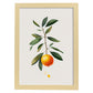 Nacnic minimalist Kumquat_1. Aesthetic Wall Art Prints for Bedroom or Living Room Design.-Artwork-Nacnic-A4-Marco Madera Clara-Nacnic Estudio SL