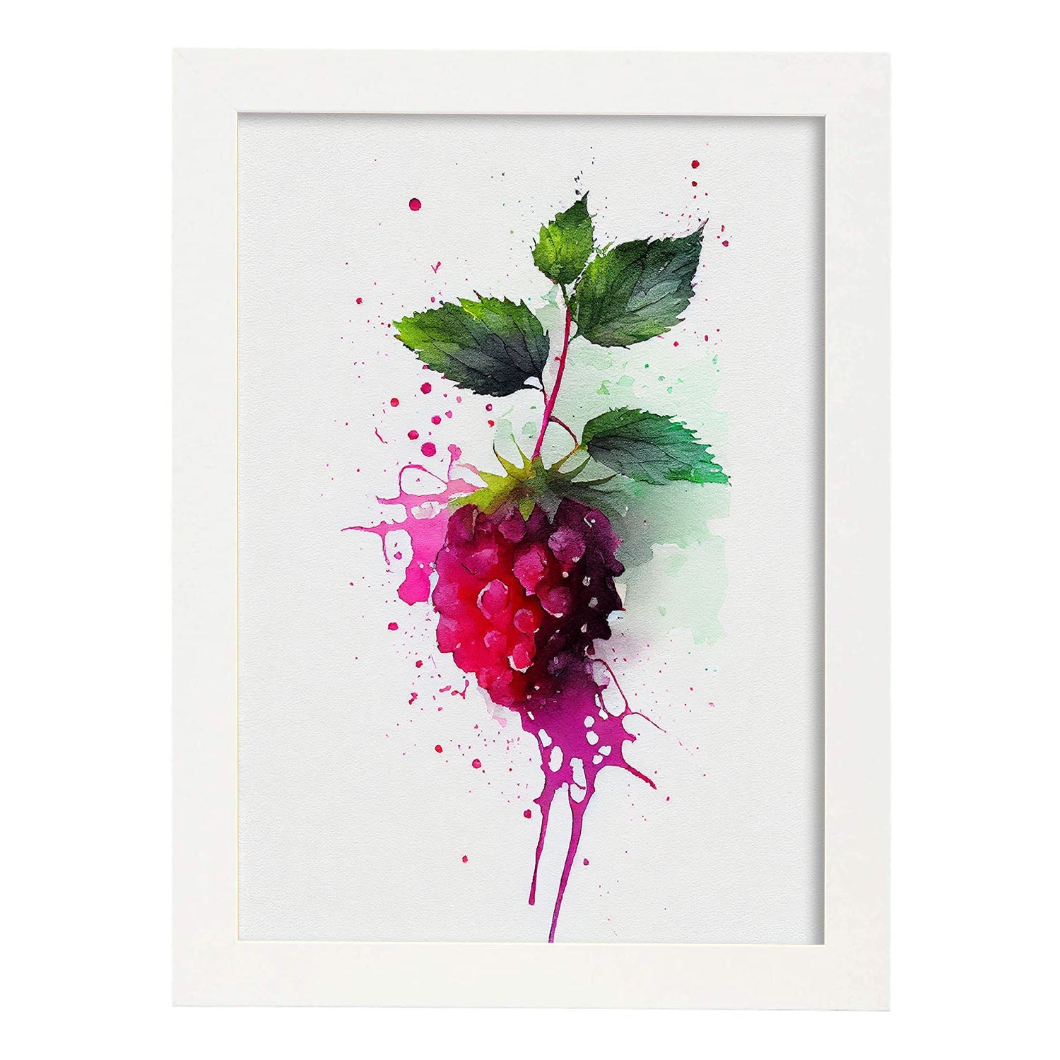 Nacnic minimalist Loganberry. Aesthetic Wall Art Prints for Bedroom or Living Room Design.-Artwork-Nacnic-A4-Marco Blanco-Nacnic Estudio SL