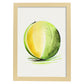Nacnic minimalist Melon_1. Aesthetic Wall Art Prints for Bedroom or Living Room Design.-Artwork-Nacnic-A4-Marco Madera Clara-Nacnic Estudio SL