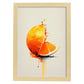 Nacnic minimalist Orange_1. Aesthetic Wall Art Prints for Bedroom or Living Room Design.-Artwork-Nacnic-A4-Marco Madera Clara-Nacnic Estudio SL