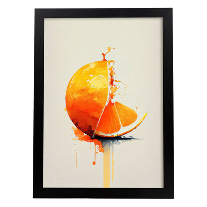 Lámina Nacnic Minimalista Naranja_1