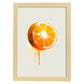 Nacnic minimalist Orange_2. Aesthetic Wall Art Prints for Bedroom or Living Room Design.-Artwork-Nacnic-A4-Marco Madera Clara-Nacnic Estudio SL
