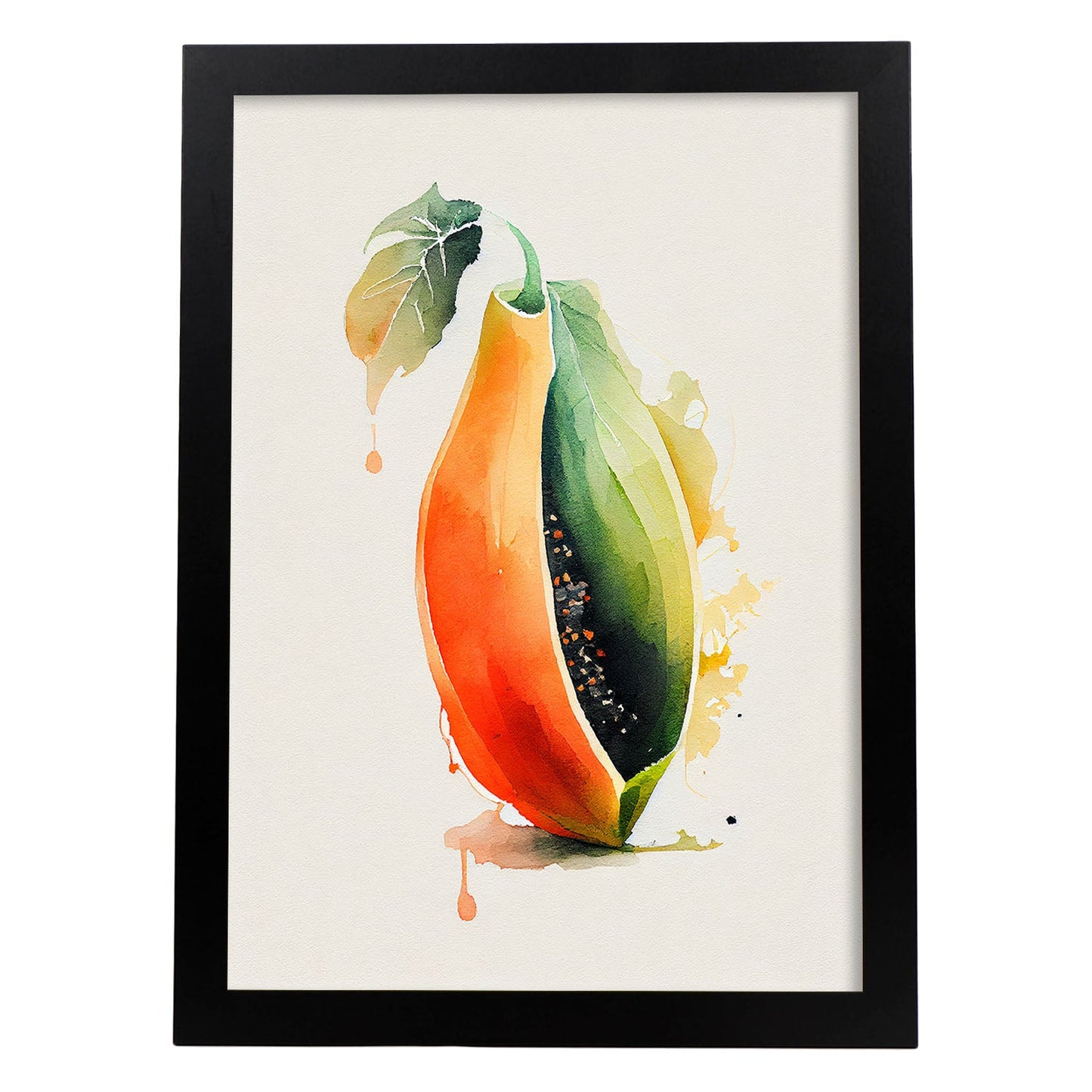 Nacnic Lámina Minimalista Papaya_1