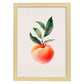 Nacnic minimalist Peach_1. Aesthetic Wall Art Prints for Bedroom or Living Room Design.-Artwork-Nacnic-A4-Marco Madera Clara-Nacnic Estudio SL