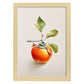 Nacnic minimalist Persimmon. Aesthetic Wall Art Prints for Bedroom or Living Room Design.-Artwork-Nacnic-A4-Marco Madera Clara-Nacnic Estudio SL
