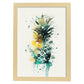Nacnic minimalist Pineapple_6. Aesthetic Wall Art Prints for Bedroom or Living Room Design.-Artwork-Nacnic-A4-Marco Madera Clara-Nacnic Estudio SL