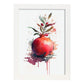 Nacnic minimalist Pomegranate_1. Aesthetic Wall Art Prints for Bedroom or Living Room Design.-Artwork-Nacnic-A4-Marco Blanco-Nacnic Estudio SL