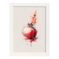 Nacnic minimalist Pomegranate_2. Aesthetic Wall Art Prints for Bedroom or Living Room Design.-Artwork-Nacnic-A4-Marco Blanco-Nacnic Estudio SL