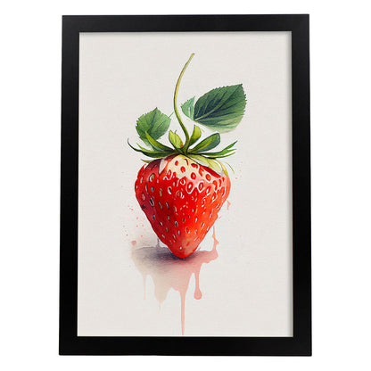 Lámina Minimalista de Fresa Nacnic