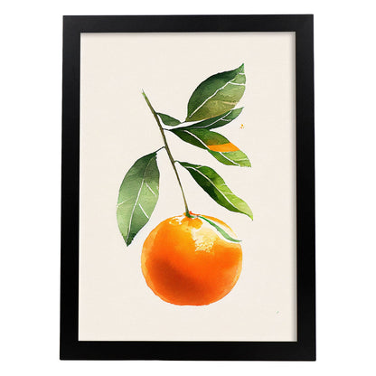 Nacnic Lámina Minimalista de Mandarina