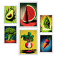 Nacnic Laminas de Vegetales Pop Art Set_1