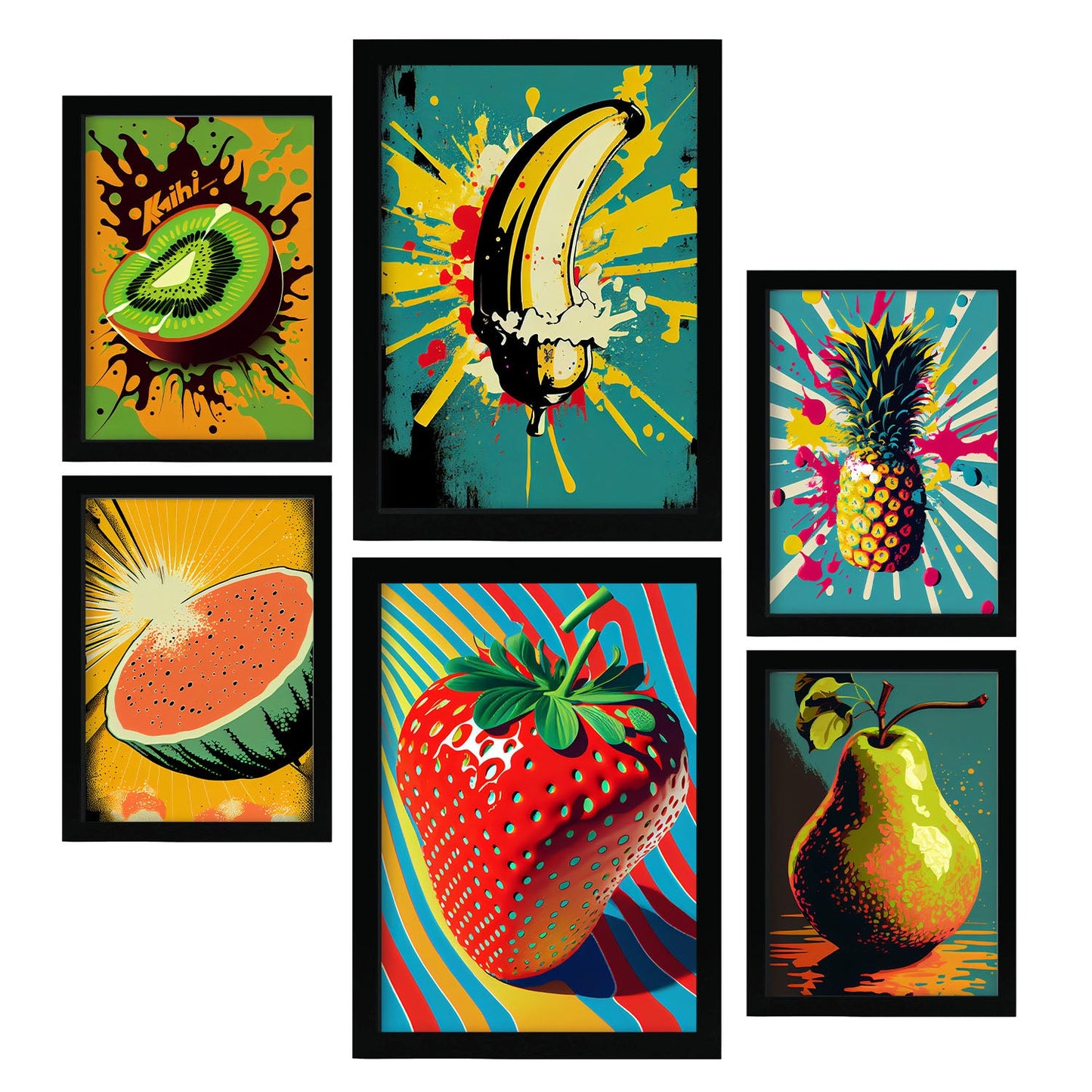 Nacnic Láminas Pop Art de Verduras Set_2