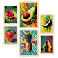 Conjunto Pop Art Verduras Nacnic Laminas