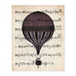 Poster de Globomorado. Láminas de globos aeroestáticos. Diseño con imágenes de globos.-Artwork-Nacnic-A4-Sin marco-Nacnic Estudio SL