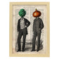Poster de Alcahofa y Cebolla. Láminas de frutas y verduras con definiciones. Ilustraciones de alimentacion vegetariana.-Artwork-Nacnic-A4-Marco Madera clara-Nacnic Estudio SL