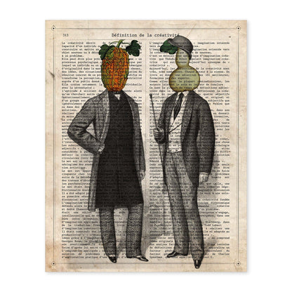 Poster de Calabazas. Láminas de frutas y verduras con definiciones. Ilustraciones de alimentacion vegetariana.-Artwork-Nacnic-A4-Sin marco-Nacnic Estudio SL
