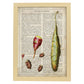 Poster de Patatas. Láminas de frutas y verduras con definiciones. Ilustraciones de alimentacion vegetariana.-Artwork-Nacnic-A3-Marco Madera clara-Nacnic Estudio SL