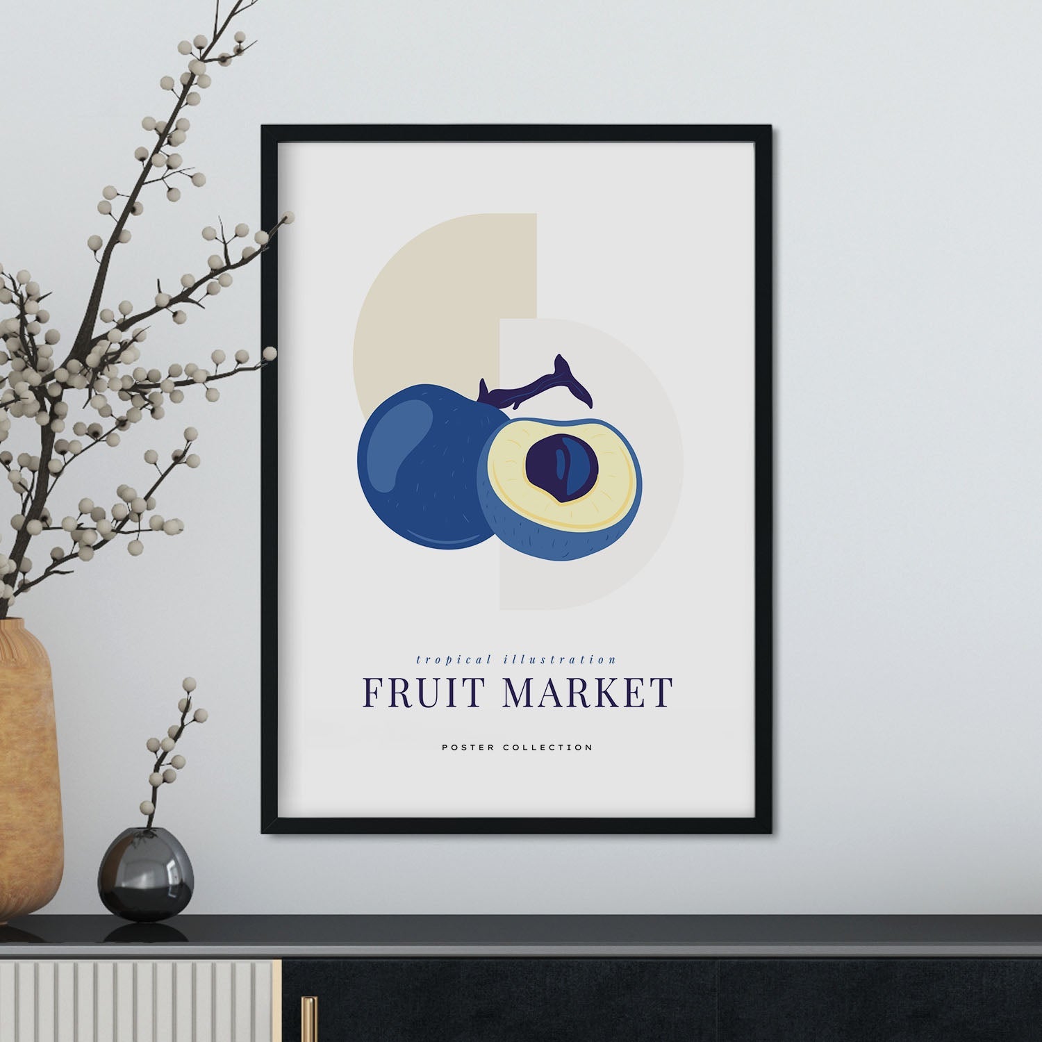 Blue Peach-Artwork-Nacnic-Nacnic Estudio SL