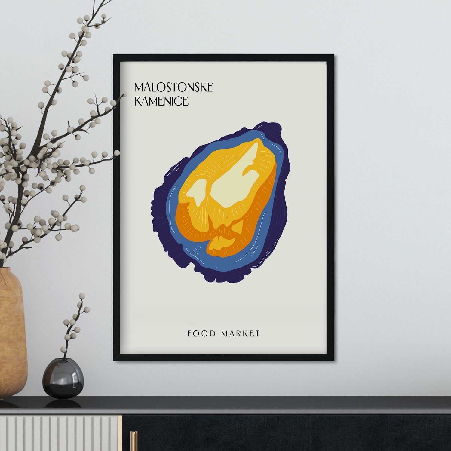 Mali Ston Oyster-Artwork-Nacnic-Nacnic Estudio SL