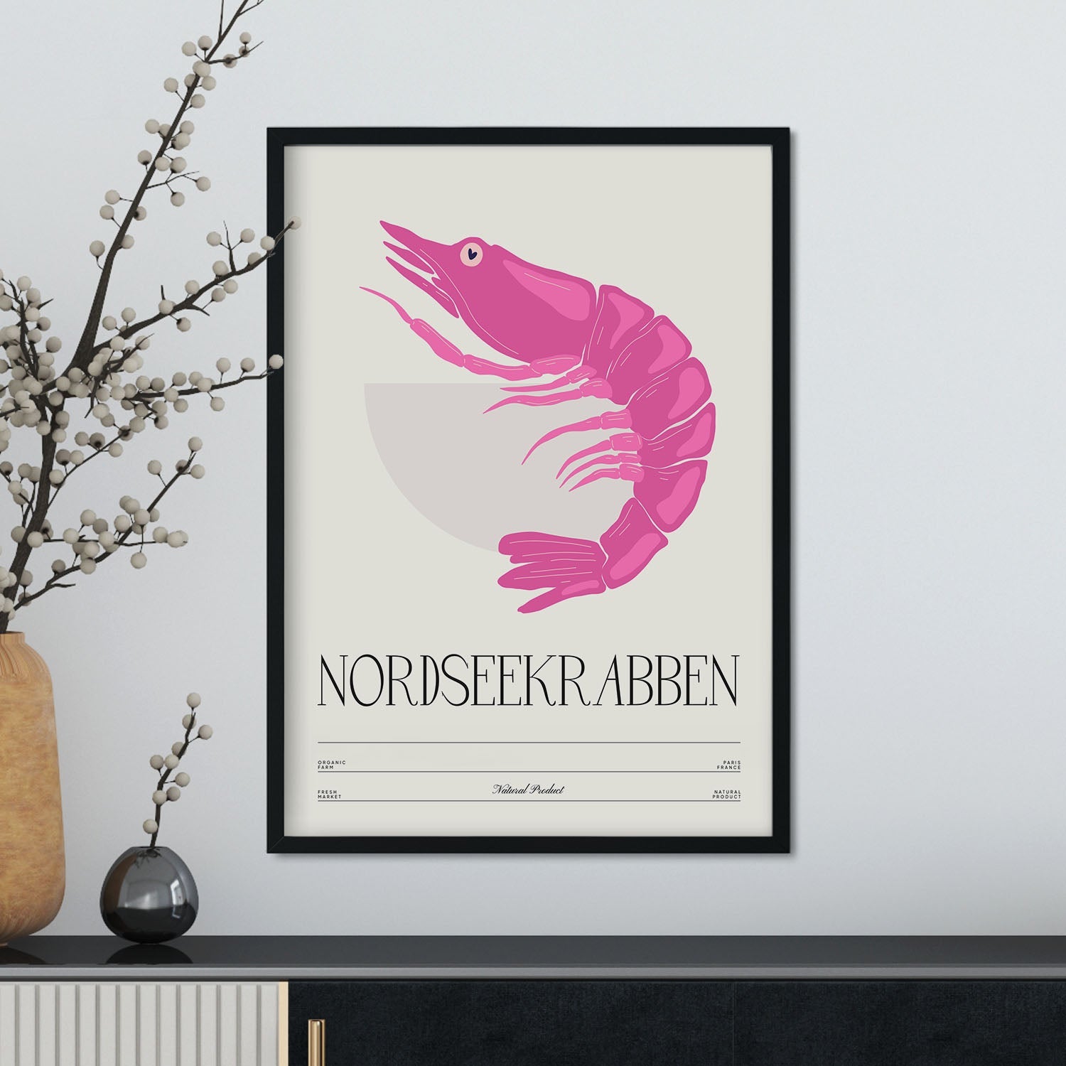North Sea Shrimp-Artwork-Nacnic-Nacnic Estudio SL