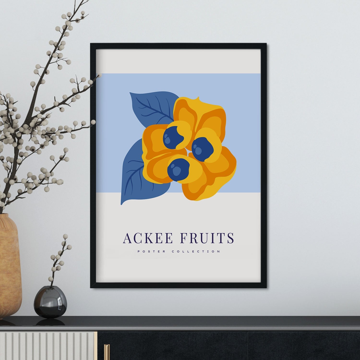 Ackee Fruits-Artwork-Nacnic-Nacnic Estudio SL