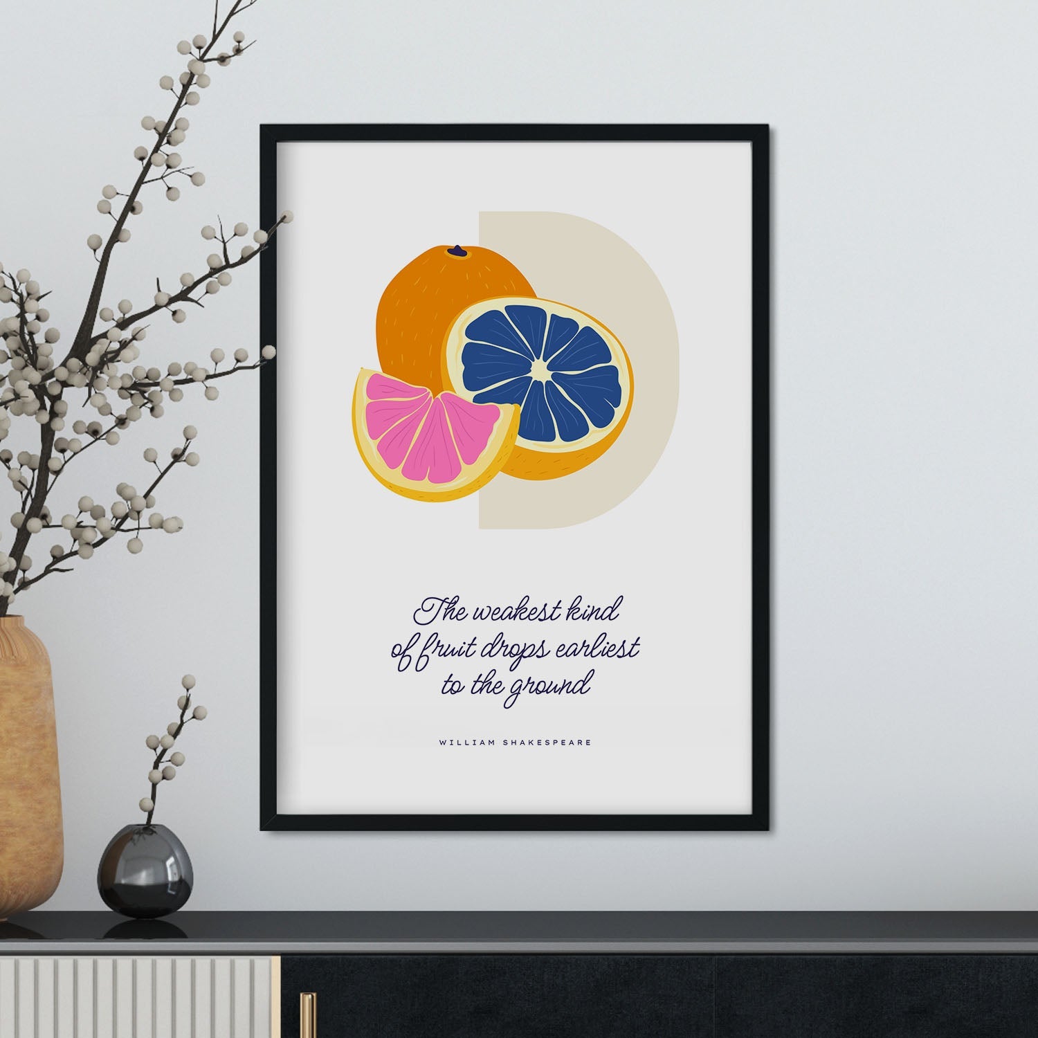 Oranges Quote-Artwork-Nacnic-Nacnic Estudio SL